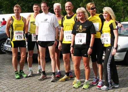 MCM beim Halbmarathon in Lönningen, Marathon am Biggesee, Tegelmannlauf in Mühlheim und Sommerabendlauf um den Sorpesee