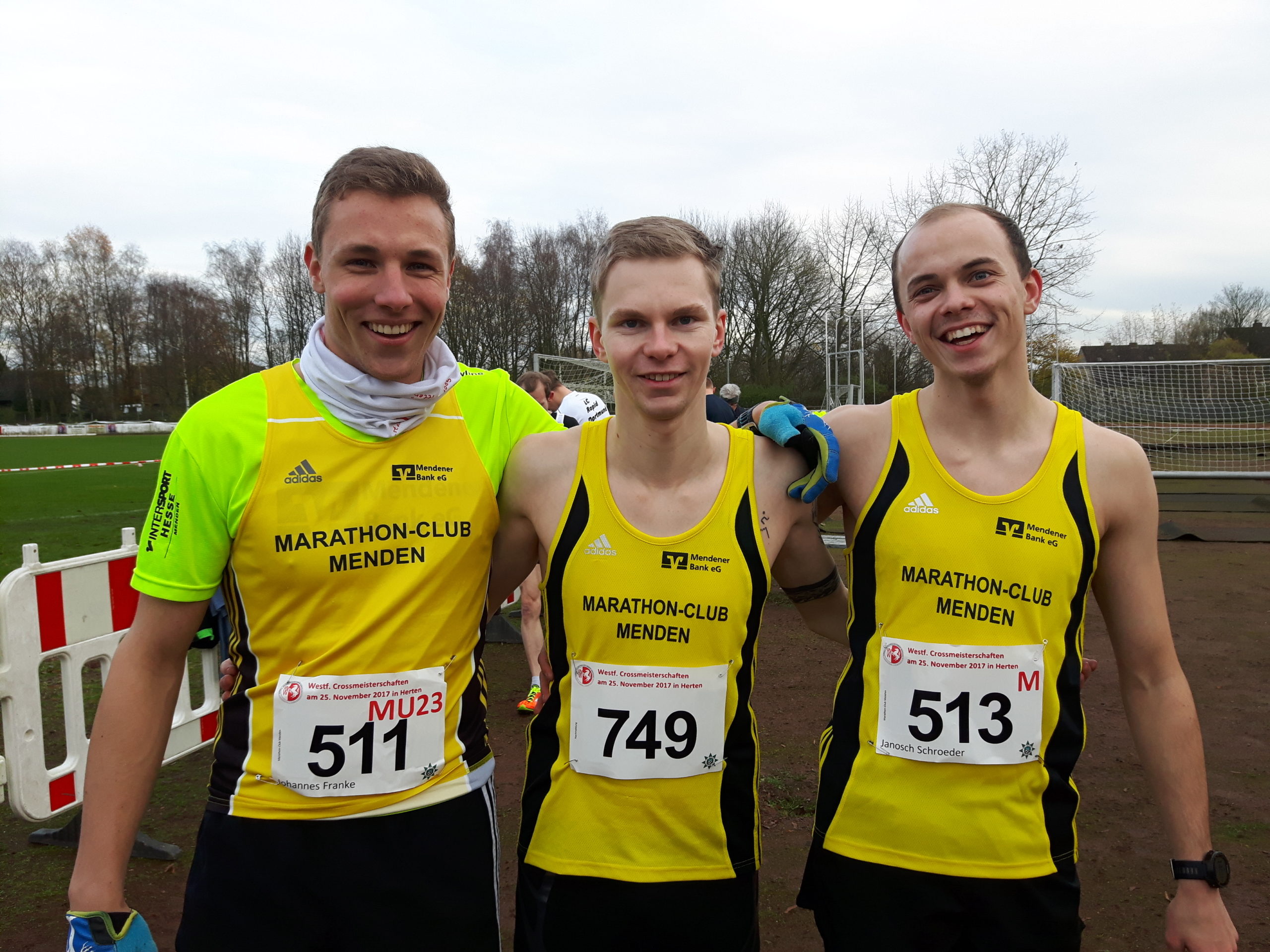 Johannes Franke wird Westfalenmeister im Crosslaufen bei den Junioren MU23