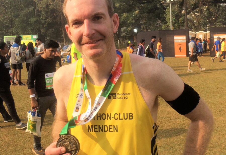 MCM Ultra Tobias Schulte läuft 91. Marathon in Mumbai Indien