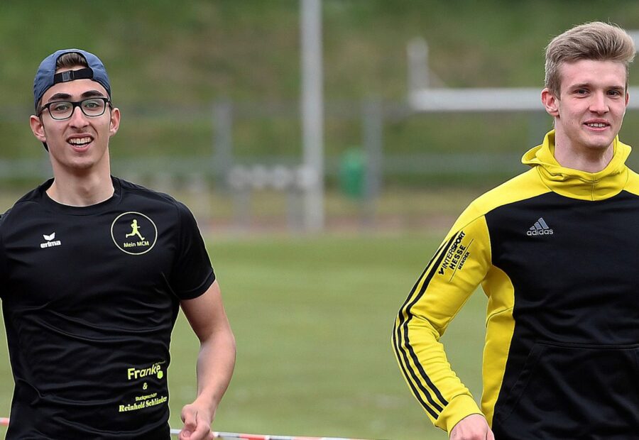 Louis Nahser und Alexandros Markou überzeugen beim Test für die Westfälischen Meisterschaften mit Topergebnissen über 100m und 200m