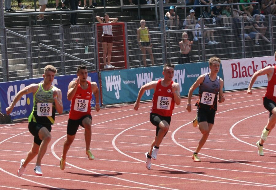 Louis Nahser über 100m und 200m bei den Deutschen U23 Meisterschaften im Finale – Saisonabschluss mit vielversprechenden Bestzeiten