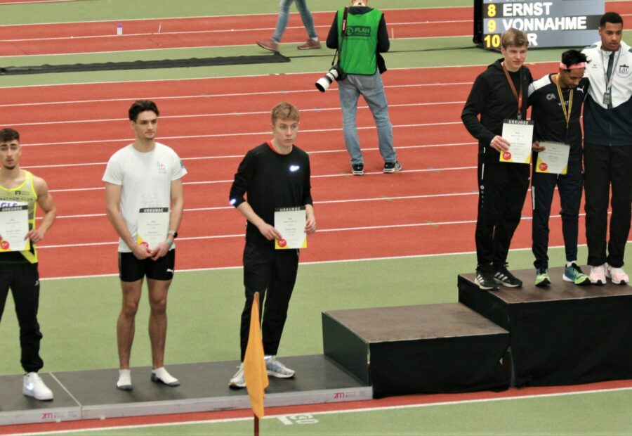 MCM Top-Sprinter Alexandros Markou wird bei der Deutschen Meisterschaft der U20 Sechster über 200m