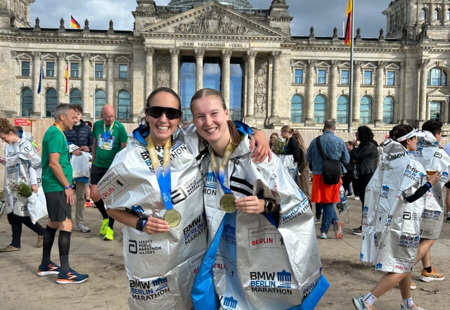 Marathon-Premiere für Melina Kotola Lopez und Pauline Simon